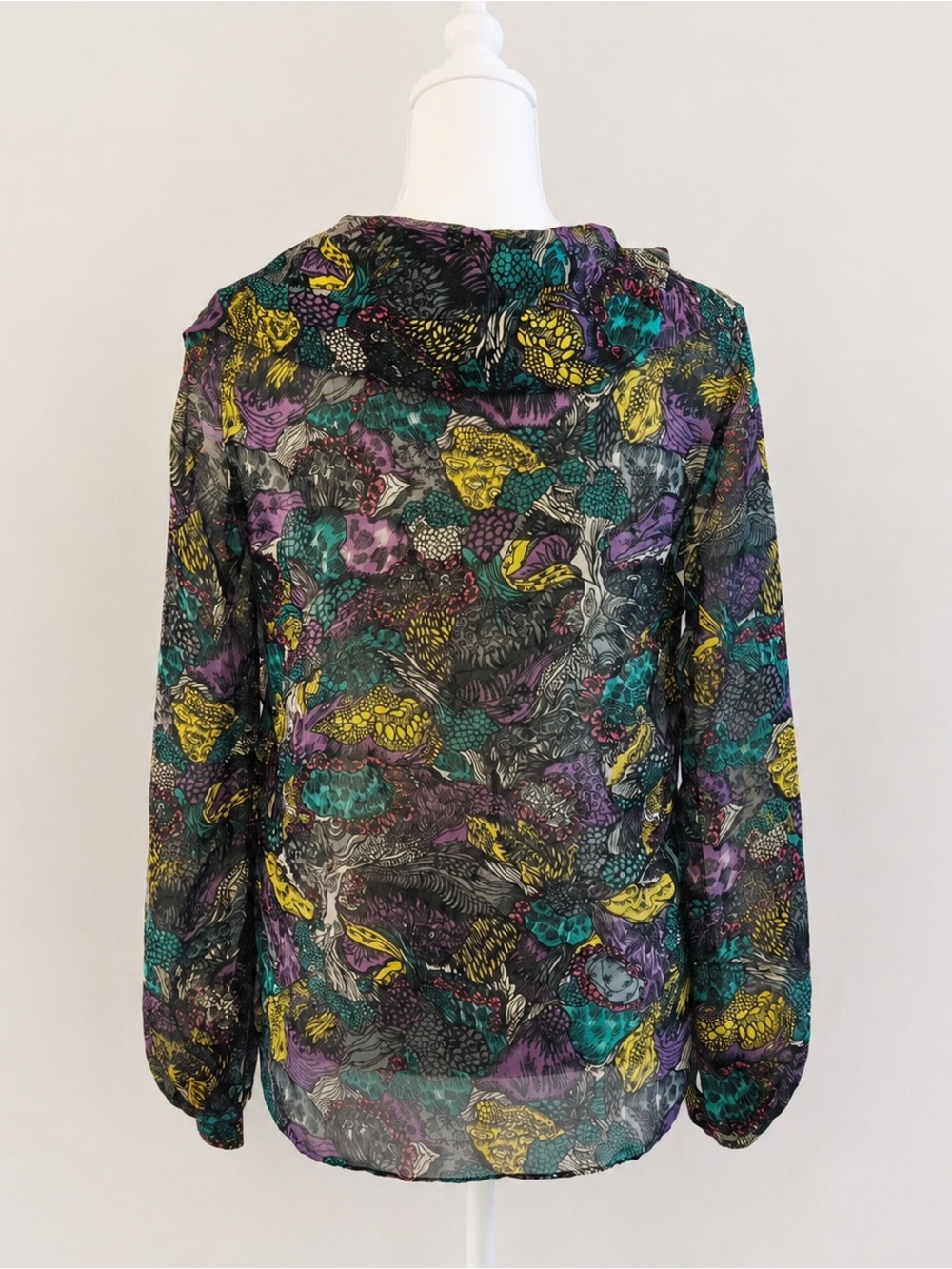 Chloé 2008 Runway Silk Blouse Archival Y2K 100% Silk FR 34/US 2 - Picture 2 of 6